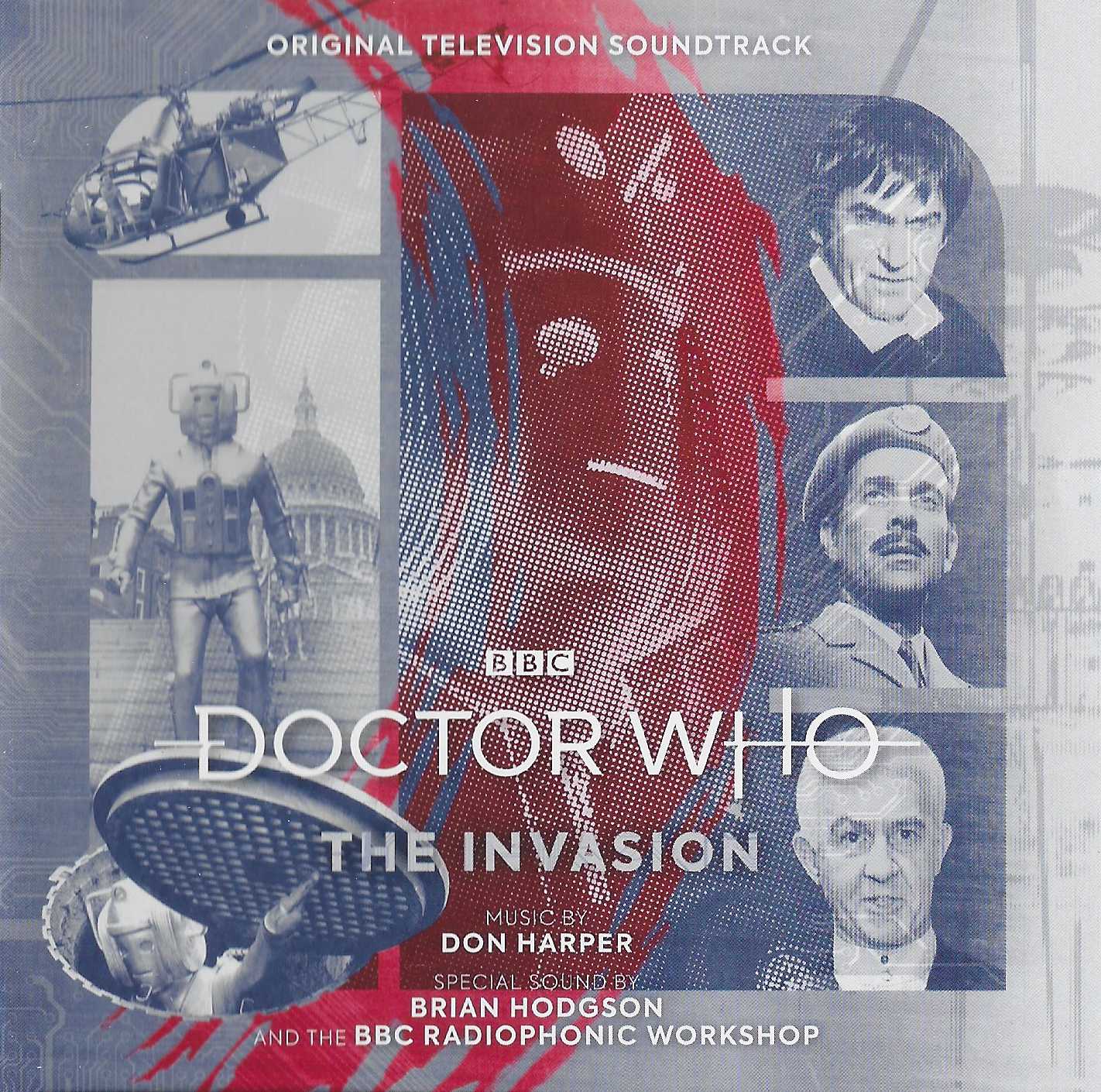 Picture of SILCD 1552 Doctor Who - The invasion by artist Don Harper from the BBC records and Tapes library
